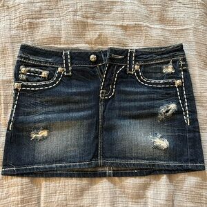 Miss Me Jean Skirt